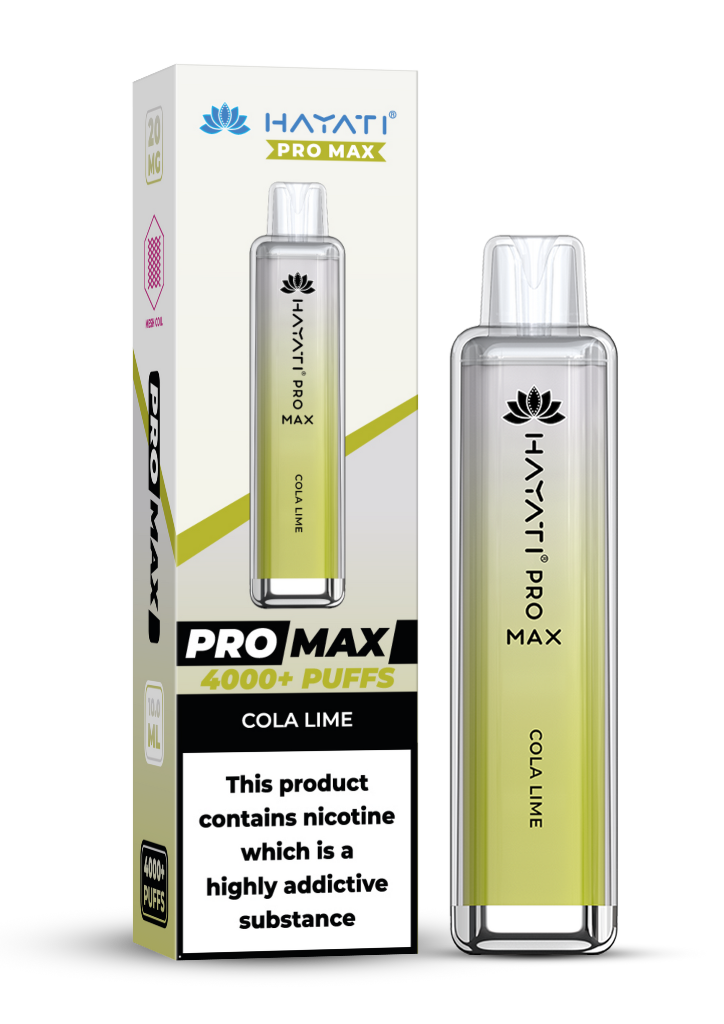 Hayati Pro Max 4K Puffs Disposable - Box of 10