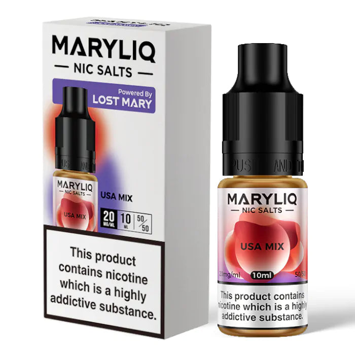 MARYLIQ Nic Salt (10mg/20mg) By Lost Mary 10ml (50VG/50PG)